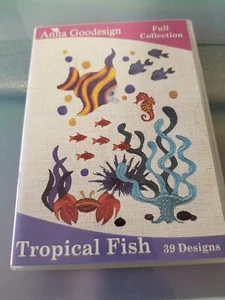 Anita Goodesign Tropical Fish Stickmaschine Design CD NEU 22AGHD - Bild 1 von 2