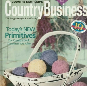 Country Business Magazine January 2003 Primitives 10th Anniversary Issue - Picture 1 of 3