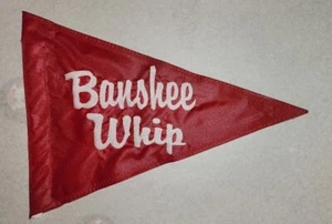 Custom Triangle "Banshee Whip"  Safety Flag Made to fit regular & lighted whips - Picture 1 of 5