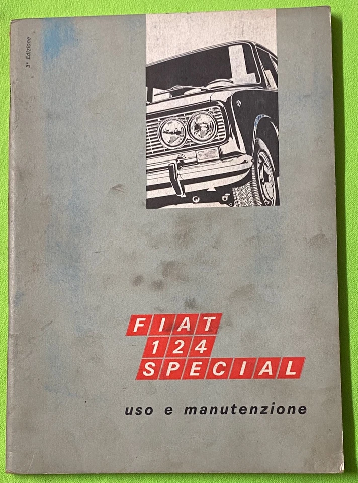 FIAT 124 SPECIAL  Anno 1968 Libretto Uso e Manutenzione ORIGINALE - Immagine 1 di 1