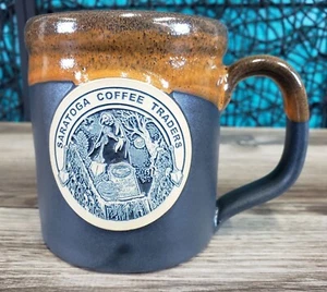 SARATOGA COFFEE TRADERS 2019 GRAVE DIGGER GRAY MUG CUP 192/600 DENEEN USA NEW - Picture 1 of 8