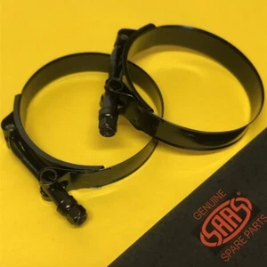 Abrazaderas de perno en T SAAS SSHC76B 3,00" 82-90 mm x 2 acero inoxidable negro resistente - Imagen 1 de 4