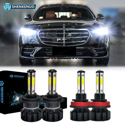 Faros antiniebla LED para Mercedes-Benz S450 S550 S600 S63 2007-2009 4X Foto 1 de 4