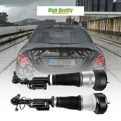 Front L+R Air Suspension Struts Fits 4Matic Mercedes W221 S350 S450 S550 CL550 - Image 1 of 4