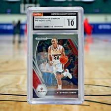 2021-22 Panini Prizm Draft Picks Stephen Curry #56 CGC 10 Gem Mint