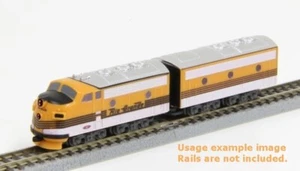 ST012-3 Official ROKUHAN Z Gauge Z Shorty /EMD F7 D & RGW [Railway Model] - Picture 1 of 2