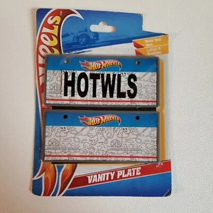 Hot Wheels Vanity Plates For Bikes Etc.. 5.5” X 2.5” - Picture 1 of 10