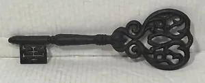 Llave esqueleto de hierro pesado decoración de pared 12 pulgadas de largo tiene aspecto muy rústico sin marca - Imagen 1 de 4