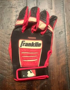 GUANTI DA BATTUTA JJ BLEDAY GIOCO USATI ORLEANS FIREBIRDS FRANKLIN MANTELLO COD A’s - Foto 1 di 5