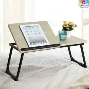Tavolino Vassoio da Letto Divano per Notebook PC Laptop Pieghevole Leggio 65x30 - Foto 1 di 5