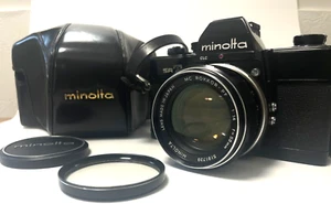 Minolta SRT-101 + MC Rokkor-PF 58mm f1.4 Standard Prime Lens from Japan - Picture 1 of 11