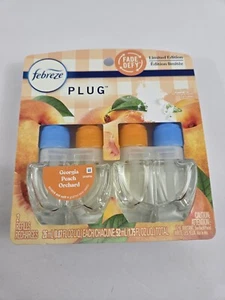 Febreze Scented Oil Refills Georgia Peach Orchard 2 Pk Limited Edition Fade Defy - Picture 1 of 4