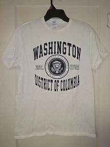Camiseta moderna con gráfico frontal grande de Washington DC - Imagen 1 de 6
