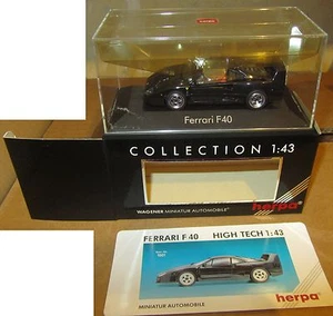 Modellino Herpa Ferrari F40 Nera Collection 1:43 SPESE GRATIS - Picture 1 of 1
