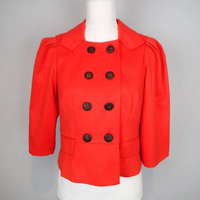 robert rodriguez Abrigo Chaqueta 6 Naranja Manga 3/4 Blazer F3 Foto 1 de 4