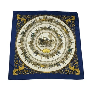 Bufanda de seda Hermes La Promenade De Longchamps de Ledoux - Imagen 1 de 8