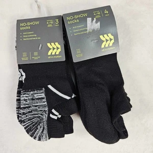 All In Motion 7er-Pack Sportsocken Damengröße 4-10 gepolstert unsichtbar schwarz - Bild 1 von 8