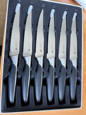 AMC D Line Steak  - Messer 6x Set  Neu  Original Verpackung - Bild 1 von 3