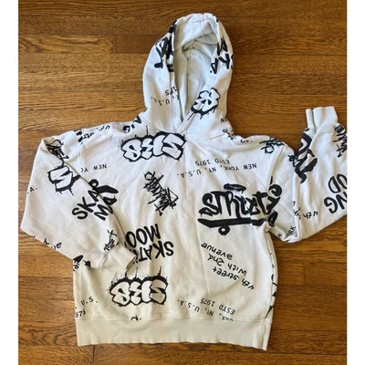 Sudadera con capucha Zara Skating Mood Grafitti talla 13-14 Foto 1 de 4