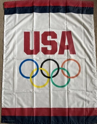 Vintage Team USA Olympics Rings Flag WinCraft 36” x 27” - Image 1 of 4