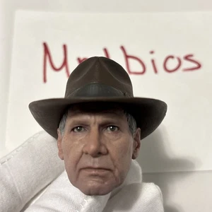 Hot Toys Indiana Jones Dial Of Destiny MMS717 MMS716 Loose Harrison Ford Head - Picture 1 of 7