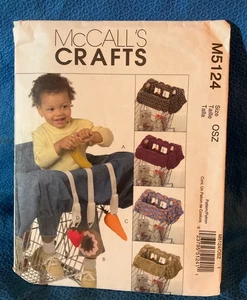 McCalls Pattern Baby Grocery Cart Liner and Toys M5124 MAP - Picture 1 of 3