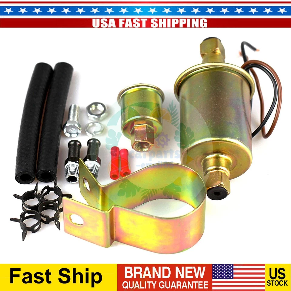 Electric Fuel Pump Universal For Various Vehicles 2.5-4 PSI Gas Diesel Inline Foto 1 de 4