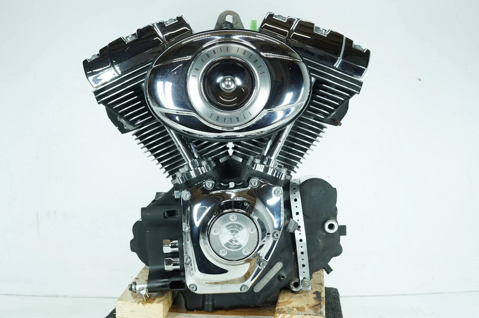 2010 Harley Softail FLSTC Heritage Classic OEM EFI Twin Cam 96 B Engine Motor 3K Foto 1 de 4