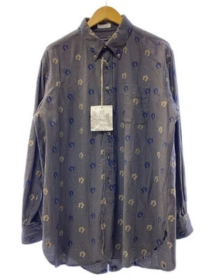 Рубашка с длинным рукавом Engineered Garments 19 Century BD M серая хлопковая #EK AEA - Изображение 1 из 4