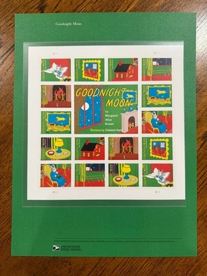 USPS Mint Commemorative Stamp Panel #1115, Goodnight Moon (#6002) OW - Image 1 of 4