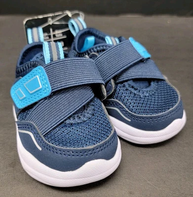 Tenis Athletic Works Correa Cruzada Gancho y Lazo Azul Infantil Niño 2C Foto 1 de 4