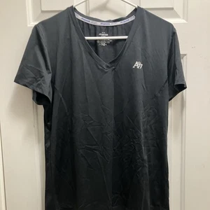 Aeropostale Sport A87 Sportshirt schwarz V-Ausschnitt Kurzarm - Bild 1 von 4