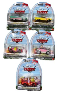 SET Of 5 Disney Cars Easter Theme: McQueen x 2, Flo, Ramone, Buggy Easter Basket - Picture 1 of 6