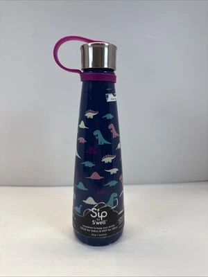 Botella aislada de acero inoxidable Sip by Swell Blue DINO Days de 10 oz caliente o fría Foto 1 de 4