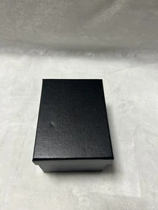 Black small storage gift box with lid 4 3/4” X 3.5” X 3.5” - Picture 1 of 12