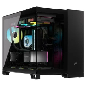 Corsair iCUE Link 2500X RGB Micro-ATX Dual Chamber Case Black - Picture 1 of 5