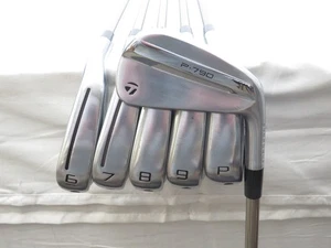 Used TaylorMade P-790 Iron Set 5-PW Recoil ESX Stiff Flex Graphite Shafts P790 - Picture 1 of 9