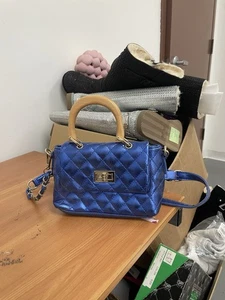 Handtasche Damen Blau - Bild 1 von 2