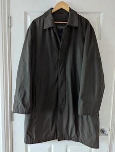 Daniel Hechter Longline Coat Large Water Resistant Brown Raincoat/Mac G18 - Picture 1 of 3