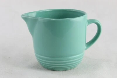 Sakura China Concentrics Turquoise Creamer Dish Discontinued Pattern. - Image 1 of 4