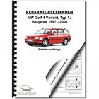 VW Golf 4 Variant (97-06) Elektrische Anlage Elektrik Systeme Werkstatthandbuch