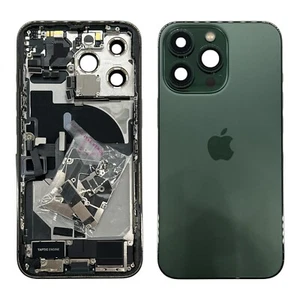 100% Original iPhone 13 Pro Gehäuse | Backcover Pulled Vormontiert | Grün - Zdjęcie 1 z 15