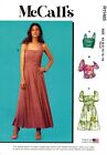 McCall 8282 Misses Tops & Dresses Crop Top Midi Ruched 6-14 Sewing Pattern