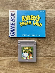 Kirby's Dream Land - Nintendo Game Boy - con manual - DMG-KY-NOE ALEMÁN - Imagen 1 de 5