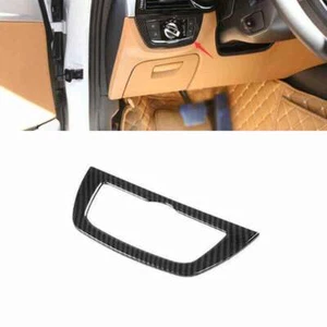 For BMW 5 Series 2018-2022 Headlight Switch Control ABS Carbon Fiber Frame Trim - Foto 1 di 9