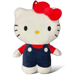 Hello Kitty Girls Red Plush Backpack for Kids - 13 Inch Hello Kitty Bag with ... - Picture 1 of 3