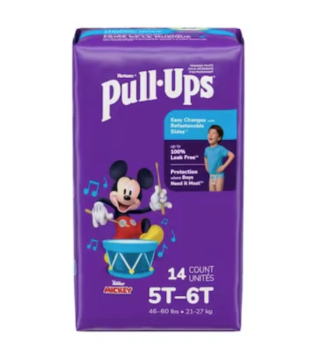 Pantalones de entrenamiento Pull-Ups, Disney Junior Mickey, 5T-6T (46-60 libras) 14 sartén de entrenamiento Foto 1 de 1