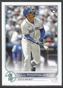 JULIO RODRIGUEZ 2022 Topps Update #US44 Rookie RC Seattle Mariners - Picture 1 of 2