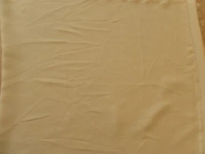 Material Fabric Polyester French Crepe georgette Cream Pinstripes design 2mtrs - Picture 1 of 4