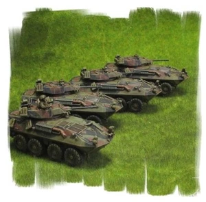 Painted! -  US LAV-25 Platoon  (4 vehicles) - 15mm WW3 - Team Yankee - Picture 1 of 2
